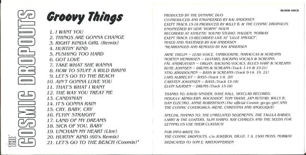 Cosmic Dropouts : Groovy Things (CD, Comp)