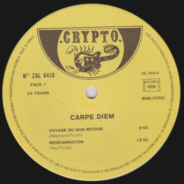Carpe Diem (8) : En Regardant Passer Le Temps (LP, Album, RE)