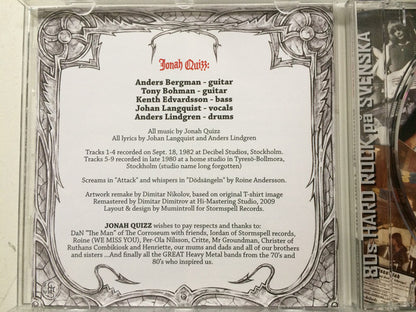 Jonah Quizz : Anthology 1980-1982 (CD, Comp)