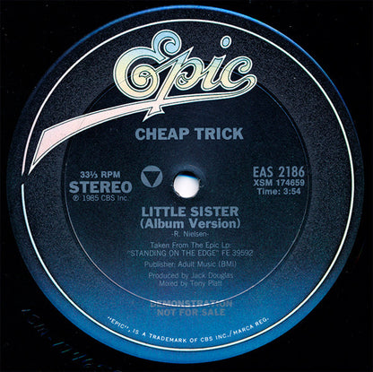 Cheap Trick : Little Sister (12", Single, Promo)