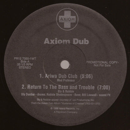 Various : Axiom Dub (12", Promo)