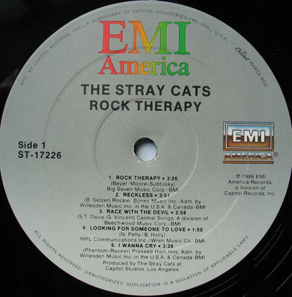 Stray Cats : Rock Therapy (LP, Album, All)