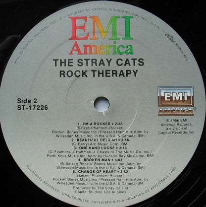 Stray Cats : Rock Therapy (LP, Album, All)