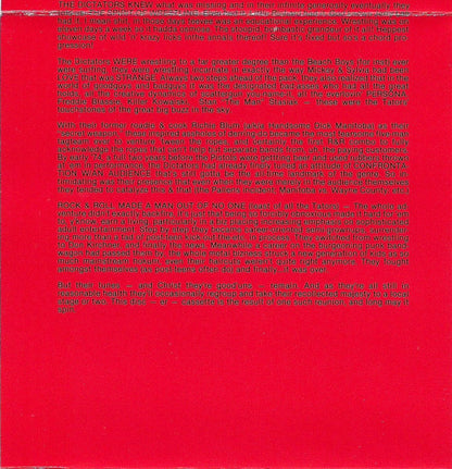 The Dictators : Fuck 'Em If They Can't Take A Joke (CD, Album, RE)