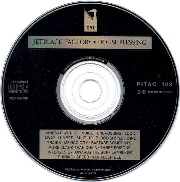 Jet Black Factory : House Blessing (CD, Album)