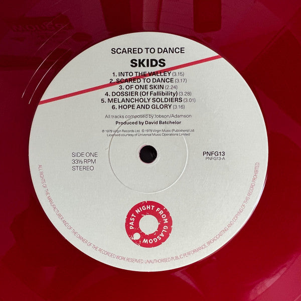 Skids : Scared To Dance (2xLP, Album, RE, Red)