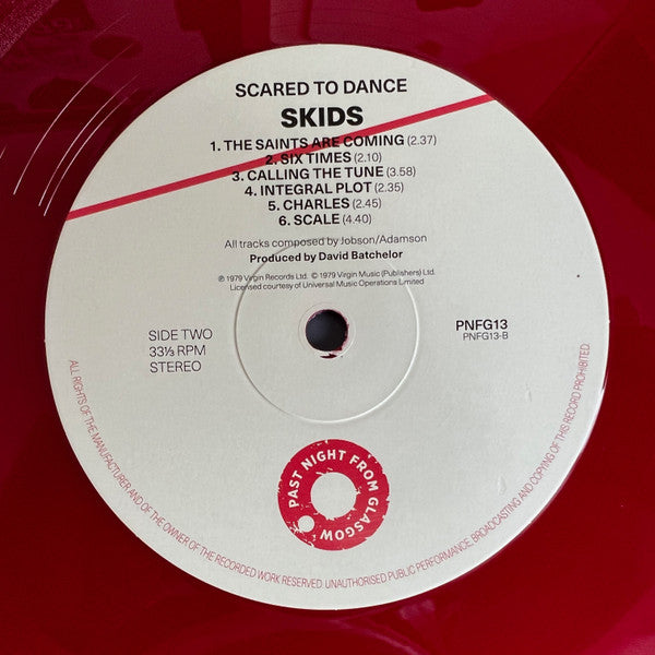 Skids : Scared To Dance (2xLP, Album, RE, Red)