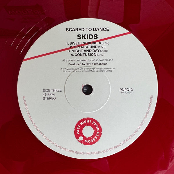 Skids : Scared To Dance (2xLP, Album, RE, Red)