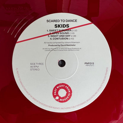 Skids : Scared To Dance (2xLP, Album, RE, Red)