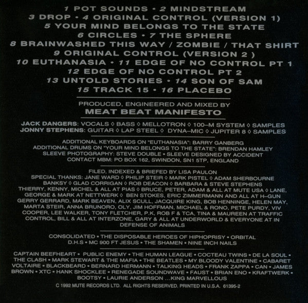 Meat Beat Manifesto : Satyricon (CD, Album)
