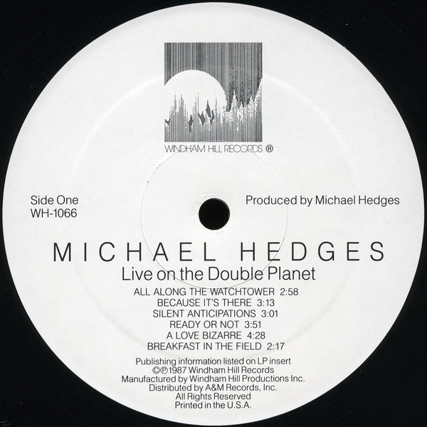 Michael Hedges : Live On The Double Planet (LP, Album)