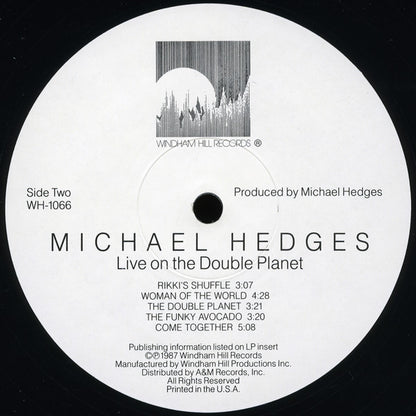 Michael Hedges : Live On The Double Planet (LP, Album)