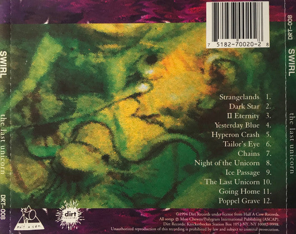 Swirl (5) : The Last Unicorn (CD, Album)