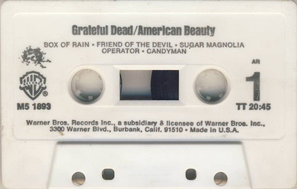 The Grateful Dead : American Beauty (Cass, Album, RE, AR)