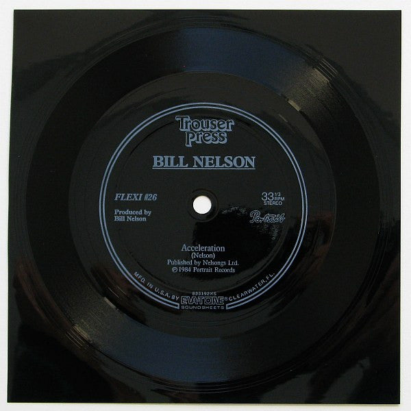 Bill Nelson : Acceleration (Flexi, 6", S/Sided, Bla)
