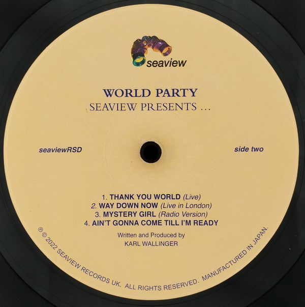 World Party : Seaview Presents ... (LP, RSD, Comp, Ltd)