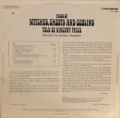 Vincent Price (2) : Tales Of Witches, Ghosts And Goblins (LP)