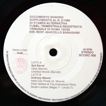 Syd Barrett / Anthony Moore / Peter Sellers & The Hollywood Party* : Where Is The Madcap Called Syd... (7", EP, Boo)