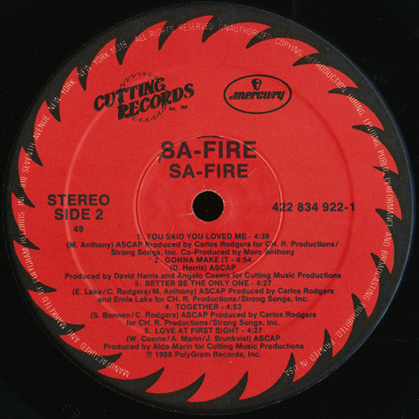 Safire : Sa-Fire (LP, Album)