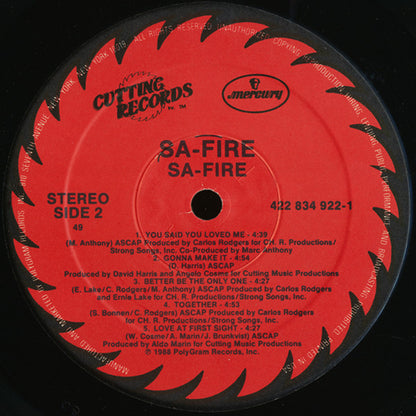 Safire : Sa-Fire (LP, Album)