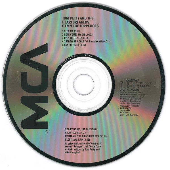 Tom Petty And The Heartbreakers : Damn The Torpedoes (CD, Album, RE, CSR)