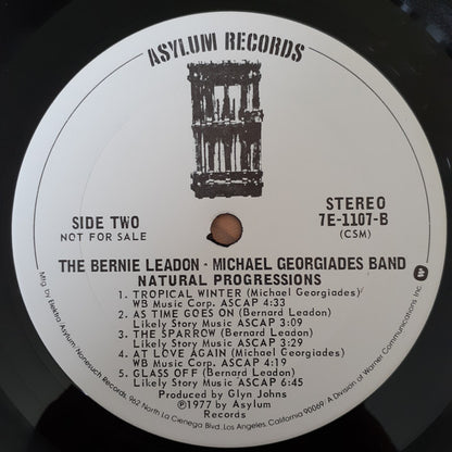 The Bernie Leadon-Michael Georgiades Band : Natural Progressions (LP, Album, Promo, San)