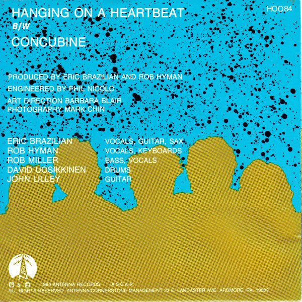 The Hooters : Hanging On A Heartbeat (7")