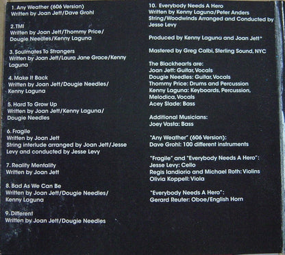 Joan Jett & The Blackhearts : Unvarnished (CD, Album)