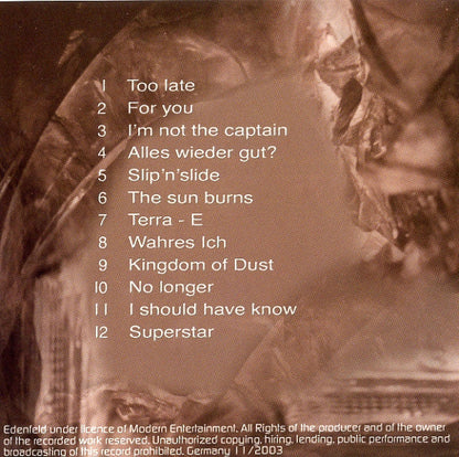 Edenfeld : Terra E (CD, Album)