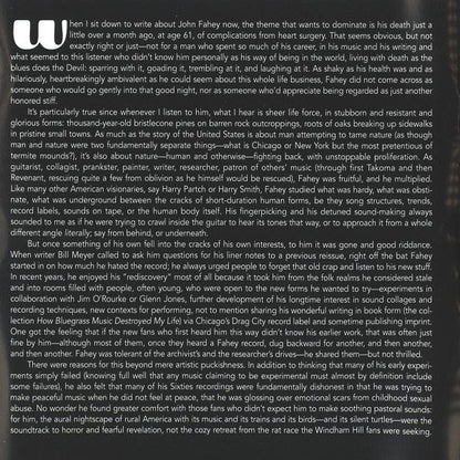John Fahey : Days Have Gone By (Volume 6) (CD, Album, RE, RM)