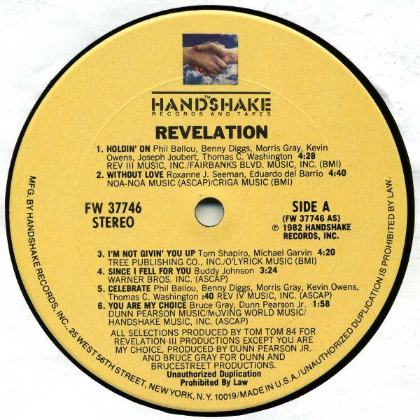 Revelation (2) : Revelation (LP, Album)