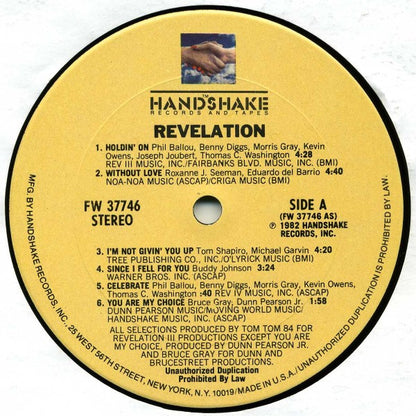 Revelation (2) : Revelation (LP, Album)