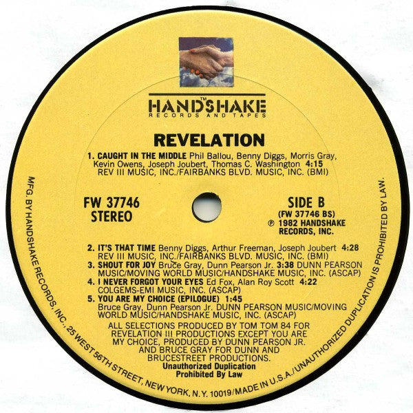 Revelation (2) : Revelation (LP, Album)