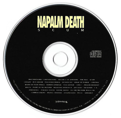 Napalm Death : Scum (CD, Album, RE, RM)