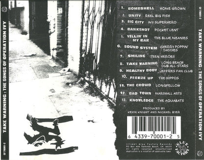 Various : Take Warning: The Songs Of Operation Ivy (CD, Comp)