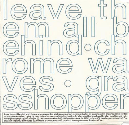 Ride : Leave Them All Behind (CD, Single)