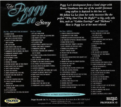 Peggy Lee : The Peggy Lee Story (4xCD, Comp + Box)