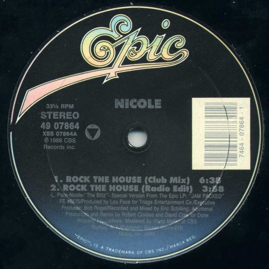 Nicole* : Rock The House (12")