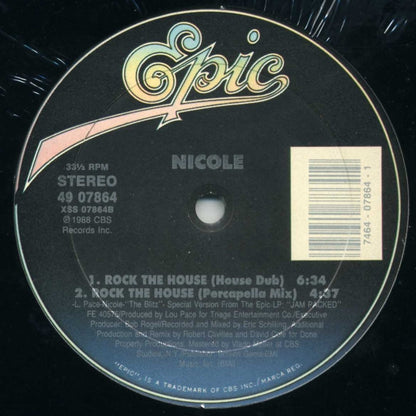 Nicole* : Rock The House (12")