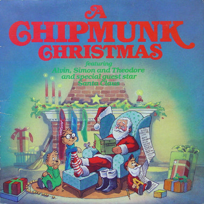 Alvin & The Chipmunks* : A Chipmunk Christmas (LP, Gat)