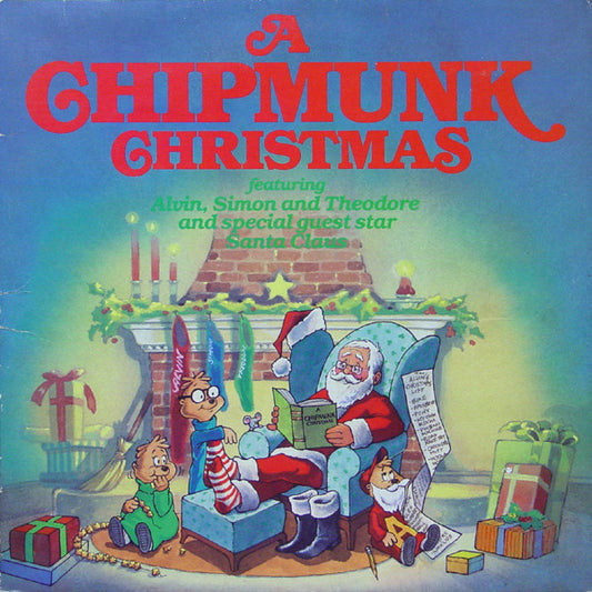 Alvin & The Chipmunks* : A Chipmunk Christmas (LP, Gat)