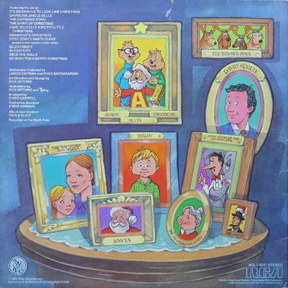 Alvin & The Chipmunks* : A Chipmunk Christmas (LP, Gat)