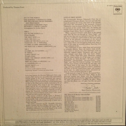 The Mormon Tabernacle Choir*, The Philadelphia Brass Ensemble And Percussion* : Joy To The World (LP, Album, Pit)