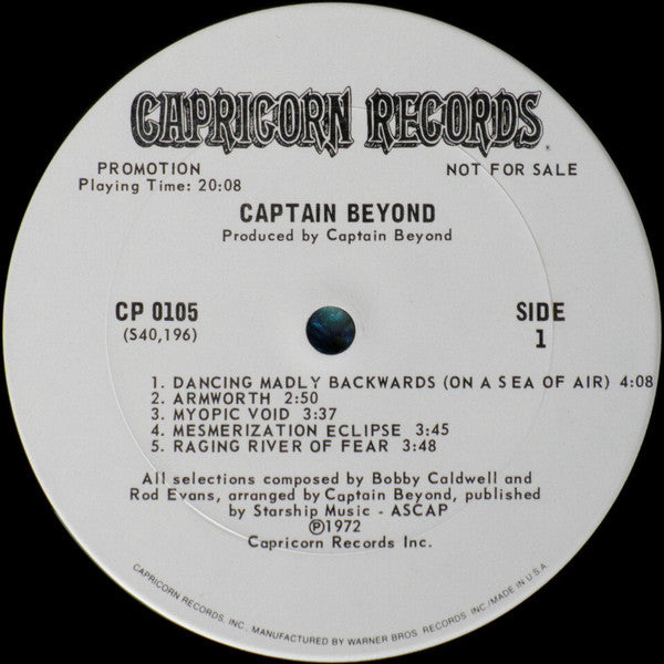 Captain Beyond : Captain Beyond (LP, Album, Promo)