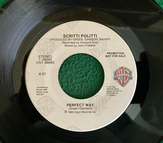 Scritti Politti : Perfect Way (7", Promo, Styrene)