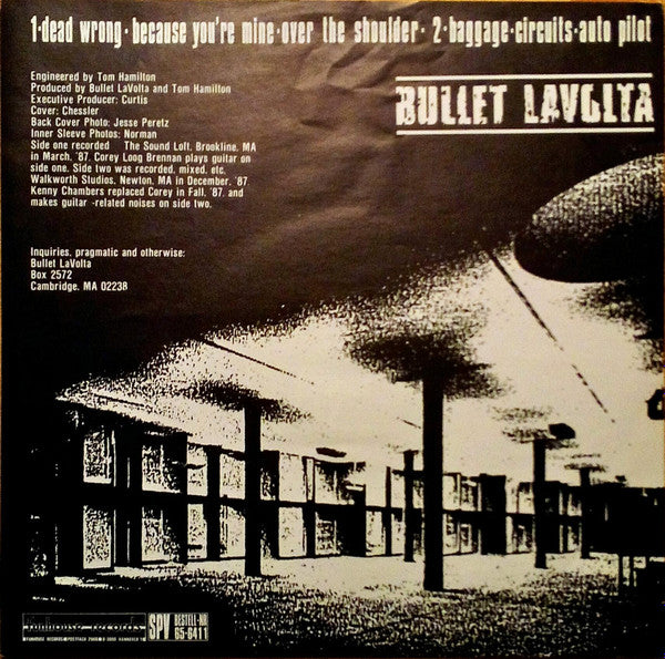 Bullet LaVolta : Dead Wrong (12", EP)