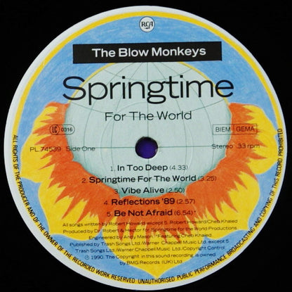 The Blow Monkeys : Springtime For The World (LP, Album)