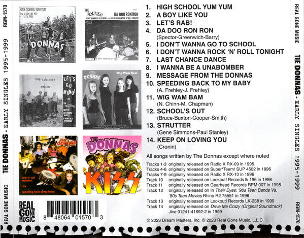 The Donnas : Early Singles 1995-1999 (CD, Comp)