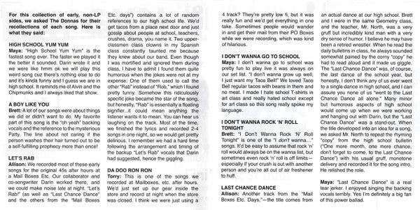 The Donnas : Early Singles 1995-1999 (CD, Comp)