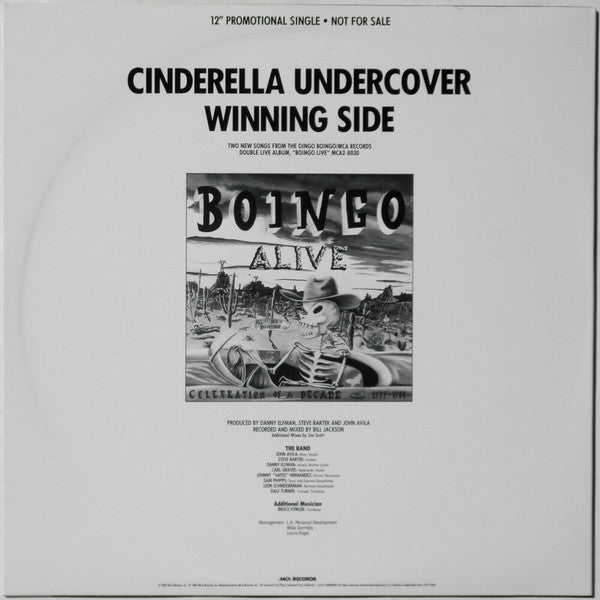Oingo Boingo : Cinderella Undercover / Winning Side (12", Single, Promo)